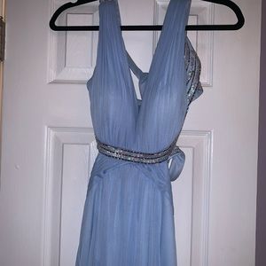 BABY BLUE PROM DRESS💎